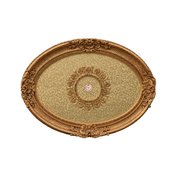 Art Frame Direct Rocaille Oval Chandelier Ceiling Medallion & Reviews